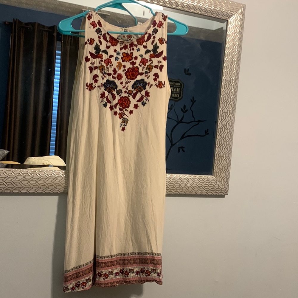 Fall floral dress